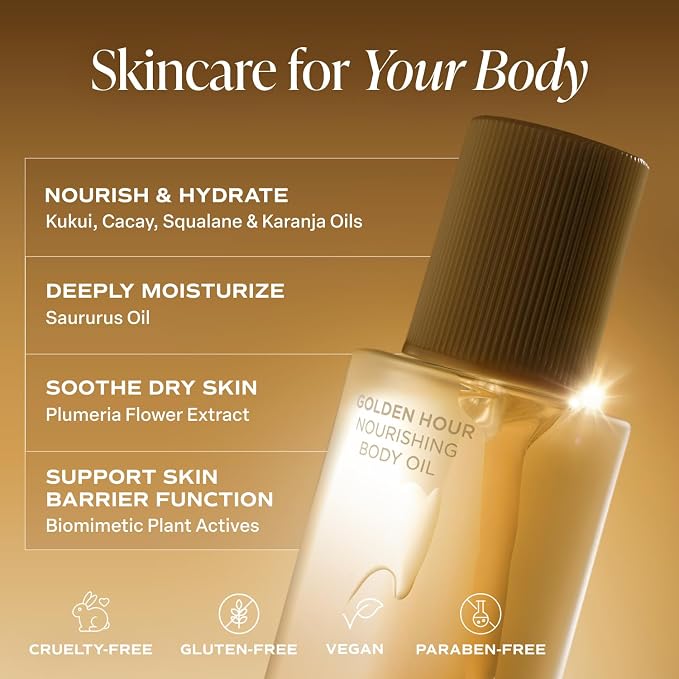 Saltair Body Oil. Luxurious Golden Hour After Shower and Bath Oil Moisturizer - Image 6