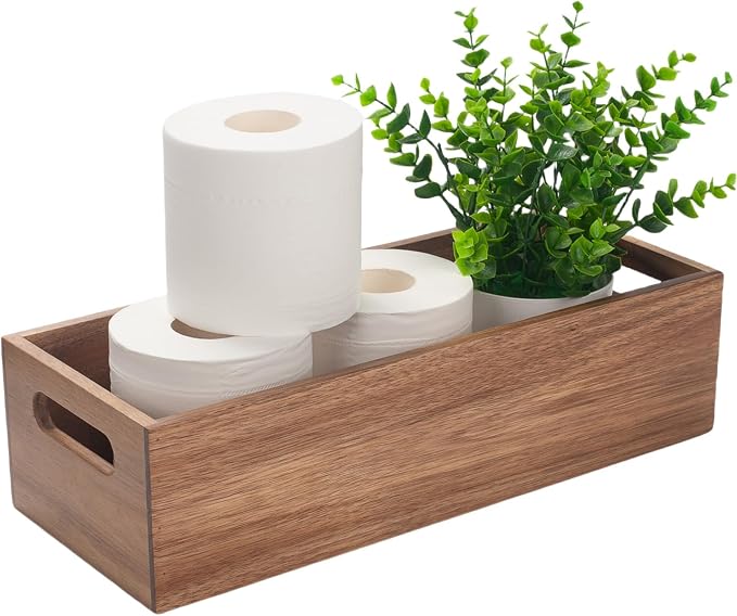 Toilet Tank Basket, Toilet Paper Basket by XIMISISE