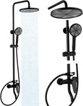 Outdoor Shower, 3 Functions Outdoor Shower Fixture SUS304 Stainless Steel Rain by BOPEVIN
