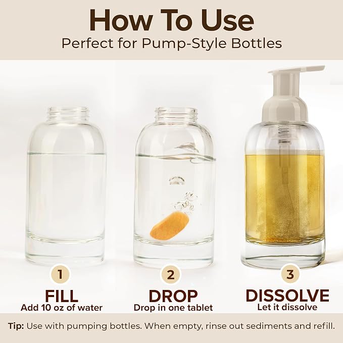 Foaming Hand Soap Tablets Refill Zen Tea Scent - Image 5