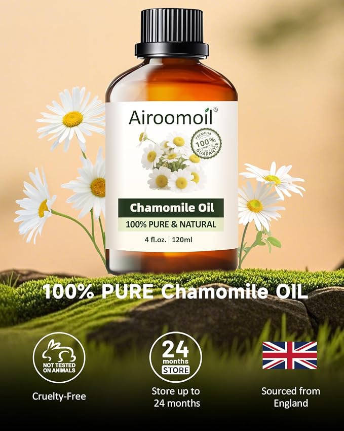 Pure Chamomile Essential Oil, 100% Natural Chamomile Oil, Premium Grade - Image 4