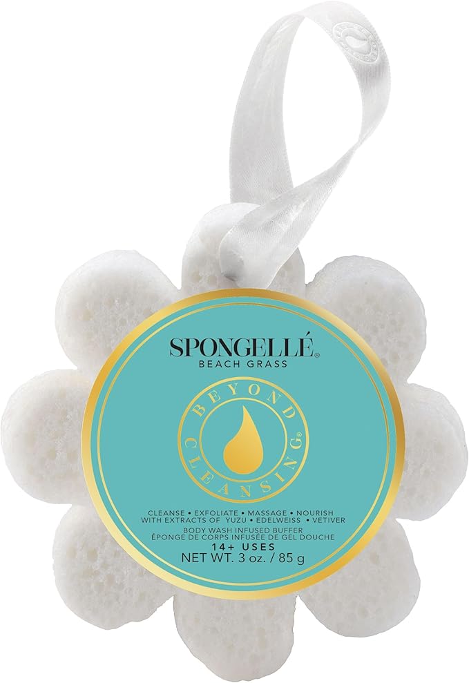 Spongelle Beach Grass Wild Flower Buffer Body Scrubber | Bath & Shower Loofah by Spongell%C3%A9