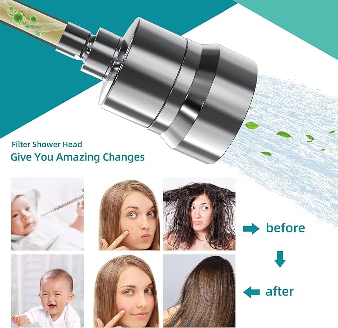 Filtered Shower Head, 5 Modes High Pressure Shower Head - Image 5
