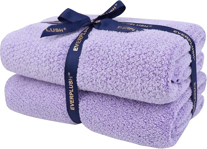 Everplush Oversized Bath Sheet Towel – 2 Pieces, Super Soft & Highly Absorbent by Everplush