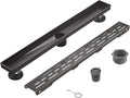 HEATGENE 12-Inch Linear Shower Drain in Venetian Bronze by HEATGENE