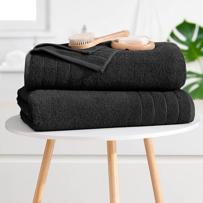 DAN River Extra Large Bath Towels Set of 4, 30 x 60 Inches - Image 7