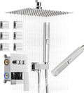 VEVOR Shower Faucet Set, 10 Inch Ceiling Mount Rainfall Shower System by VEVOR