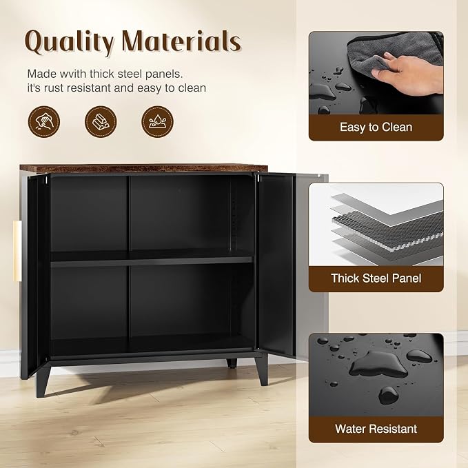 Letaya Metal Storage Cabinet - Image 7