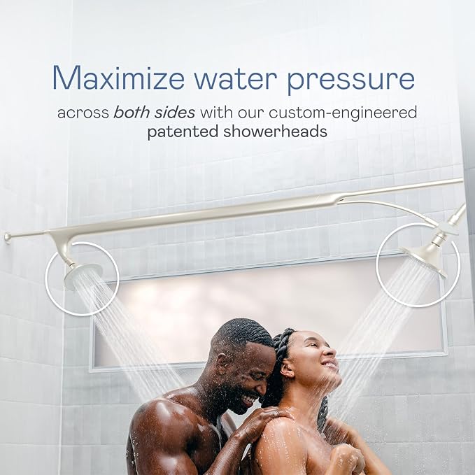 BOONA - The Original Tandem Shower | As Seen On Shark Tank | Double Shower Head - Image 2