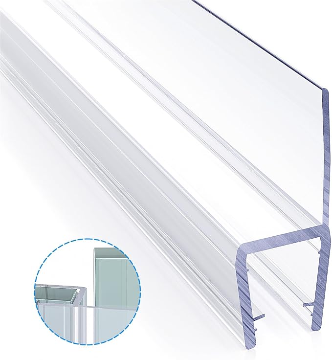 Shower Door Side Seal, Frameless Glass Doors Seal Strip - Image 8