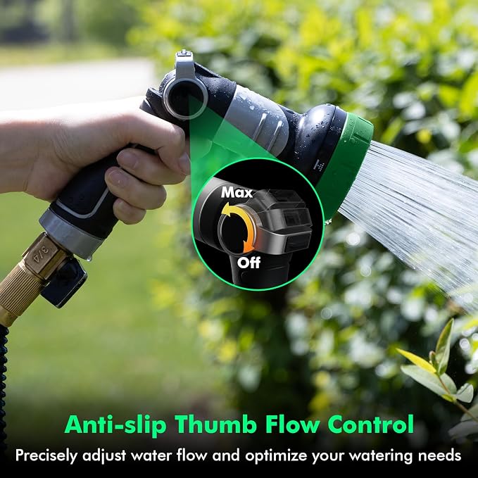 RESTMO 2-IN-1 Garden Hose Nozzle, Heavy Duty Metal Water Hose Nozzle - Image 7