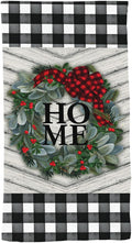 Briarwood Lane Winter Wreath Hand Towel by BriarwoodLane