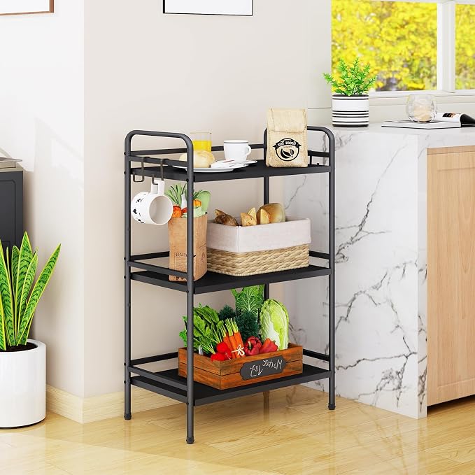 HDANI Storage Shelves, 3-Tier Metal Storage Rack - Image 4