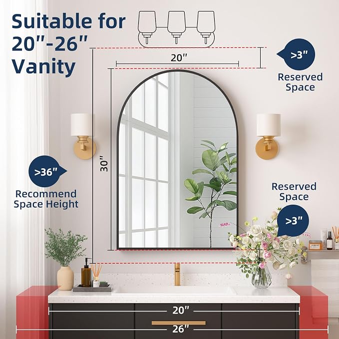 Medicine Cabinets for Bathroom, Modern Bathroom Vanity Mirror - Image 2