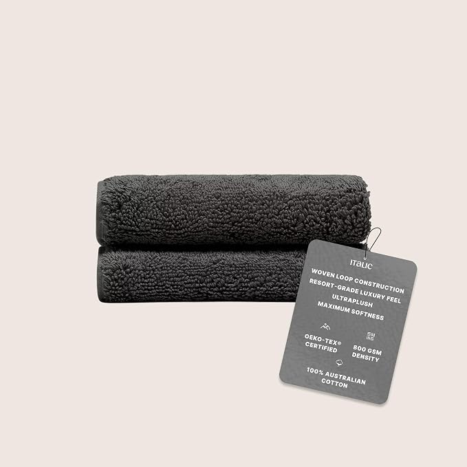 Italic Ultraplush 100% Australian Cotton Washcloths - Image 2