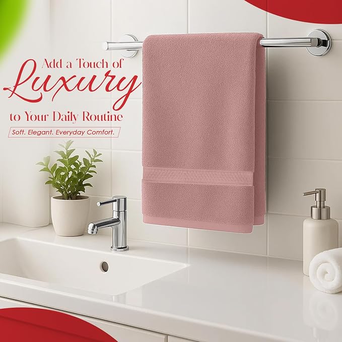 RIVERSIDE 6 Pack Premium Hand Towels Set, 16x28 inches, 100% Ring Spun Cotton - Image 3