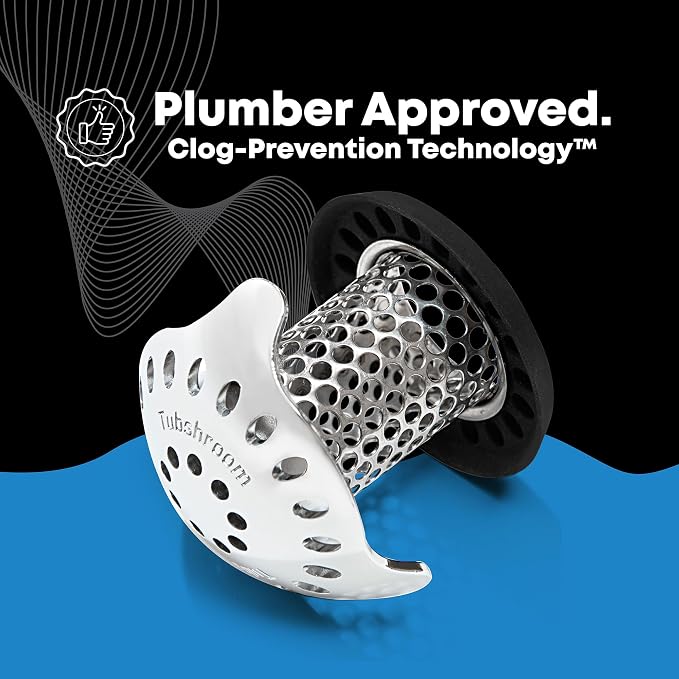 TubShroom Ultra Revolutionary Bath Tub Drain Protector Hair - Image 3