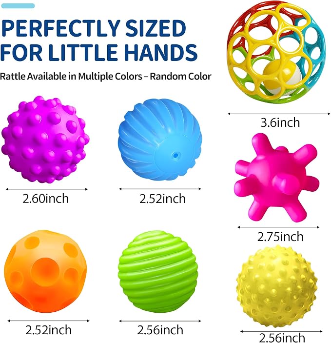 Sensory Balls for Toddlers 1-3, Sensory Baby Toys 6-12 Months, Infant Squeeze - Image 9