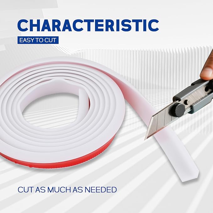 118 Inch Shower Threshold Water Dam Guard Included Silicone sealant, - Image 4