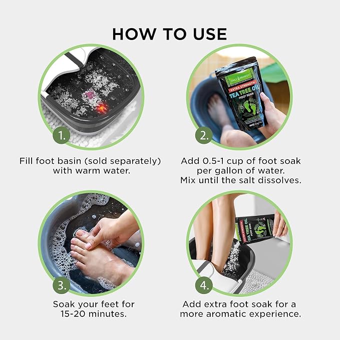 EXTRA STRENGTH Tea Tree Oil Foot Soak - Image 3