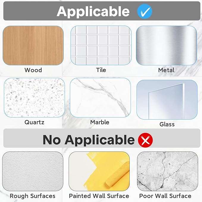 14 Pack Shower Caddy Adhesive Replacement, Transparent Strong Adhesive Hooks - Image 6