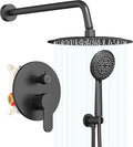 Gabrylly Shower System Black, Pressure Balance Shower Faucet Set, High Pressure by GABRYLLY