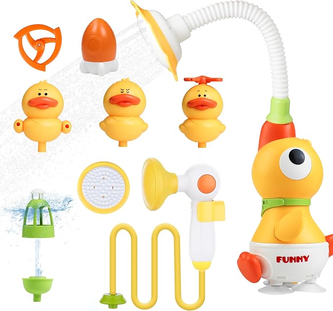 Baby Bath Sprayer Toy for Toddlers-Adjustable Water Flow Rinser by XYUTOEITOY
