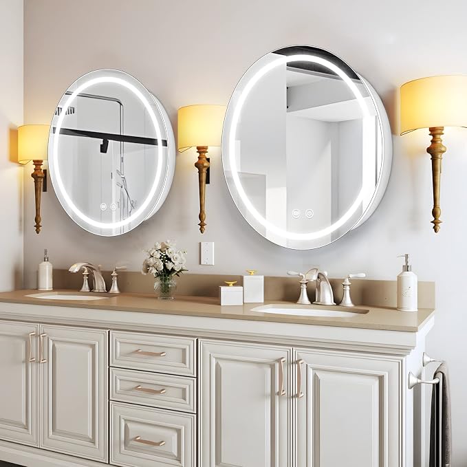 Led Round Medicine Cabinet, Bathroom Medicine Cabinet - Image 7