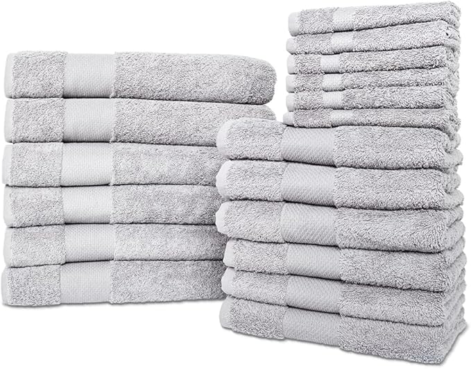 Hencely 18-Piece Bath Towel Set by HENCELY