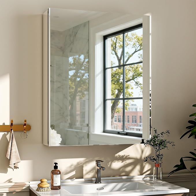 BEAUTYPEAK 20 x 24 Inch Medicine Cabinet - Image 8