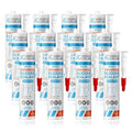 Adhesive Guru All Purpose Clear Silicone Sealant Waterproof, 100% Silicone Caulk by AdhesiveGuru