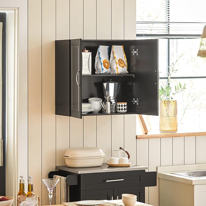 SoBuy Bathroom Kitchen Wall Cabinet, Garage or Laundry Room Storage Medicine - Image 2