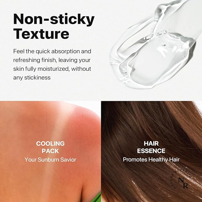 Nature Republic MILD & MOISTURE ALOE VERA WATERY GEL Quick Hydration & - Image 6