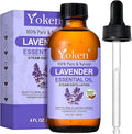 Lavender Essential Oil, 4 Fl Oz, 100% Pure and Natural, Premium Grade Lavender by Yoken