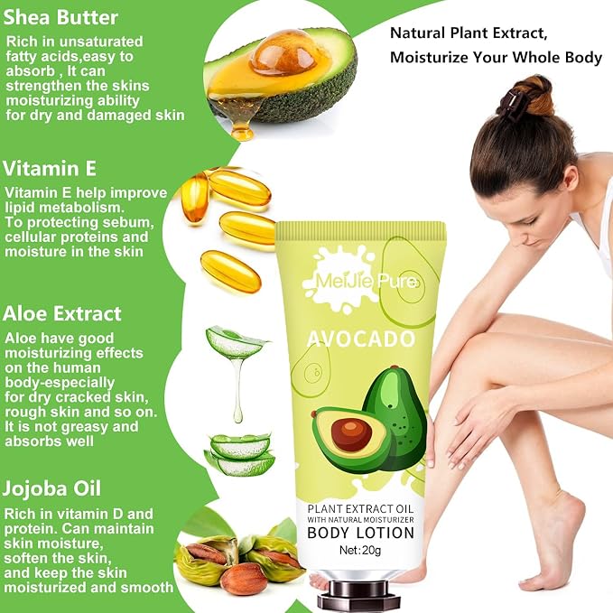 20 Pack Lotion for Women, Body Lotion for Dry Skin, Stocking Stuffers for Women - Image 3