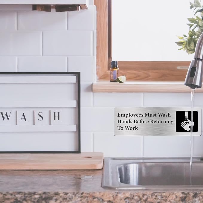 Employees Must Wash Hands Signs, Wash Hands Signs - Image 6