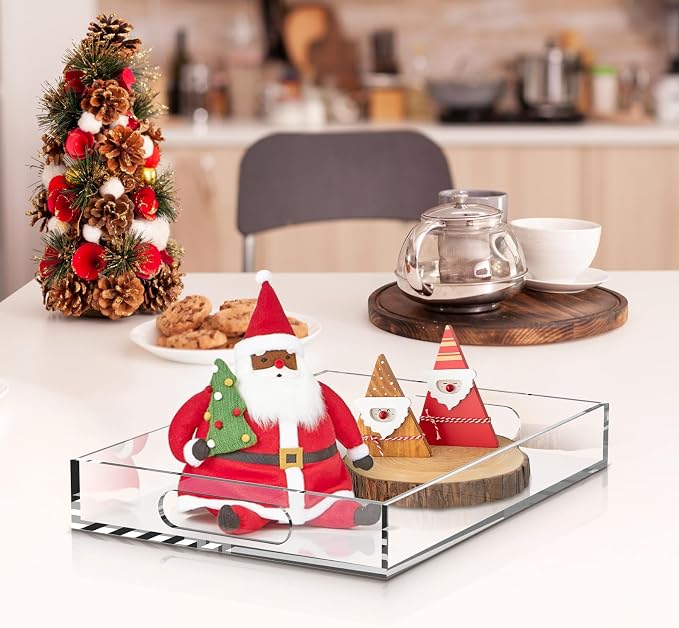 17 * 17 Acrylic Organizer Tray Large, Serving Tray - Image 4