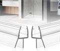 Shower Door Bottom Seal, for 1/4" Thick Framless Glass Door, to Stop Water by Danmeiwying