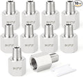TAISHER 10PCS 304 Stainless Steel Pipe Fitting, 1/8" NPT Male x 1/4" NPT Female by TAISHER