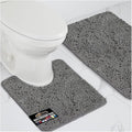 GORILLA GRIP Bathroom Rug Sets, Soft Chenille 2 Piece Area Rugs Set, Toilet by GorillaGrip