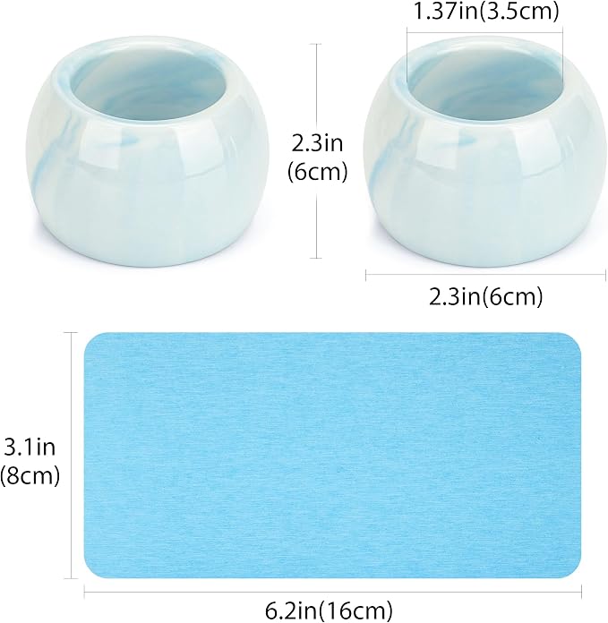 2 Pack Ceramic Toothbrush Holder - Image 5