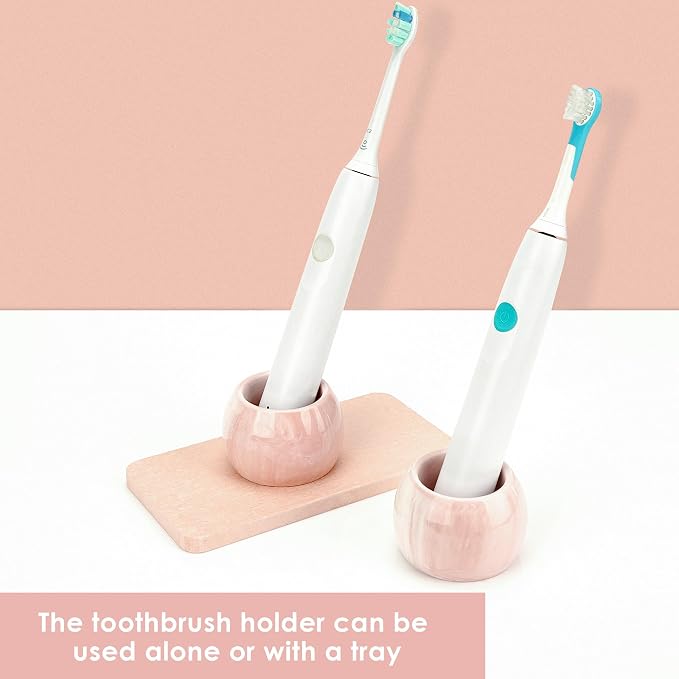 2 Pack Ceramic Toothbrush Holder - Image 4