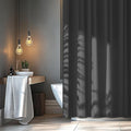 72 x 78 inch Extra Long Fabric Shower Curtain Liner Charcoal Grey, Waterproof by Seenus