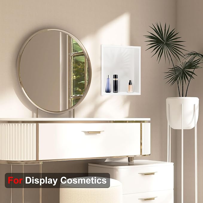 Shower Niche, 12 * 12 Stainless Steel Elegant Bathroom Niche, No Tile Needed - Image 5