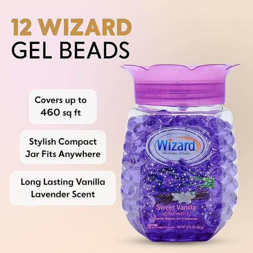 12 WIZARD Odor Eliminator Gel Beads - 12 oz - Image 2