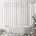 AmazerBath Extra Wide Shower Curtain Clear 108 Inches Wide, Wrap Around Shower by AmazerBath