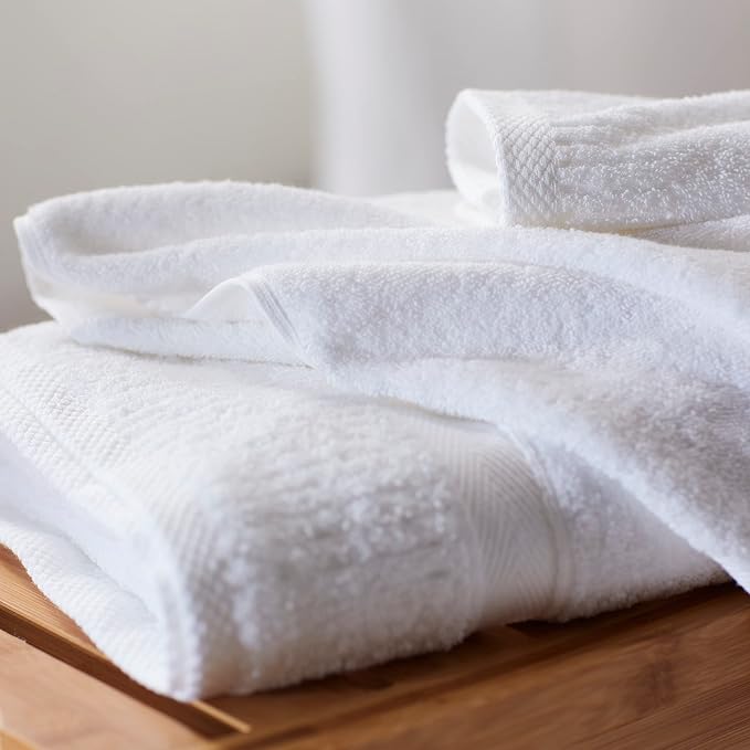 Cuddledown Heritage Cotton Towel Set | Soft | 100% Cotton | 6-Piece Set | 2 - Image 3