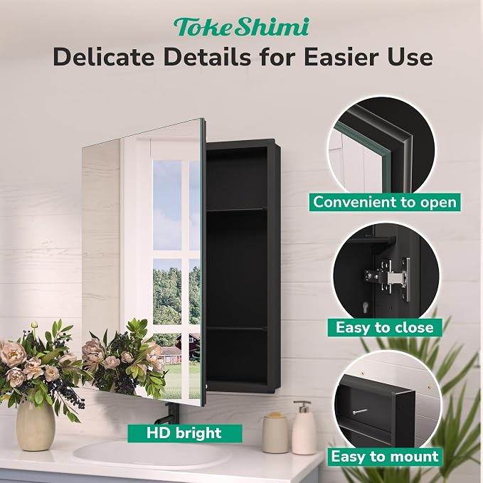 TokeShimi 48x24 Bathroom Medicine Cabinet - Image 7