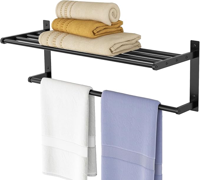 24 Inch Towel Racks for Bathroom, 2 Tire Bathroom Shelf - Image 7