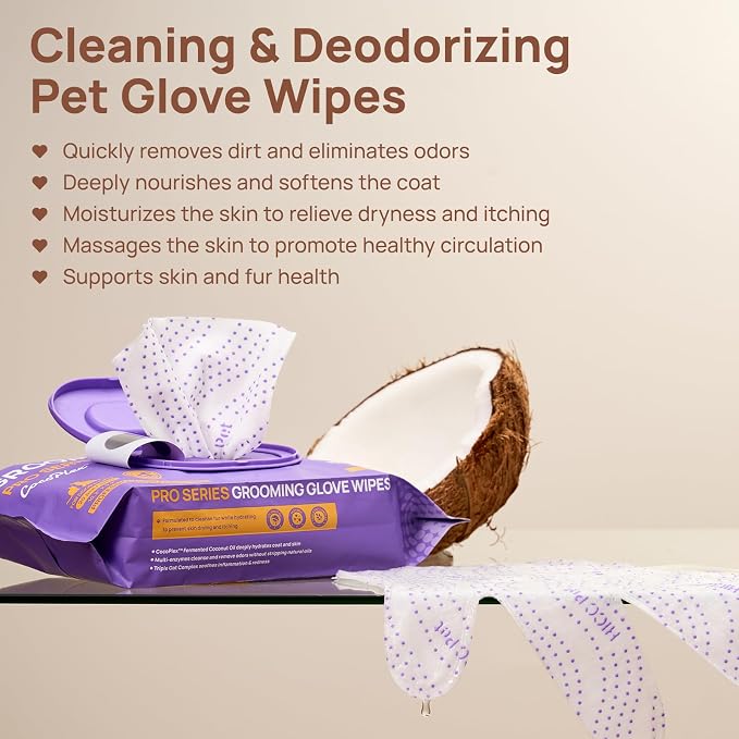 HICC PET Glove Wipes Pro – Pet Cleaning Gloves - Image 2